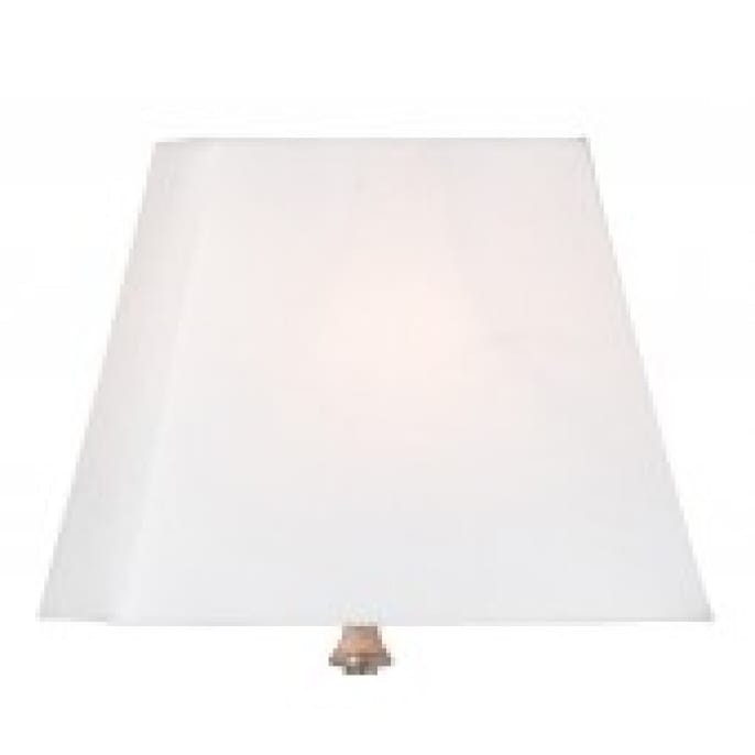 Basic rectangular lampshade 22 cm, White Watt & Veke