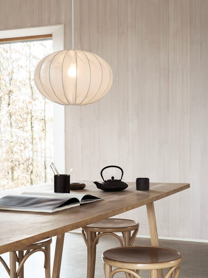 Boll 40 linen lampshade, White Watt & Veke