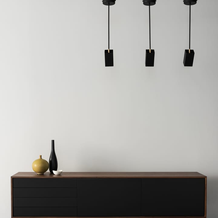 Box ceiling lamp, matte black Watt & Veke