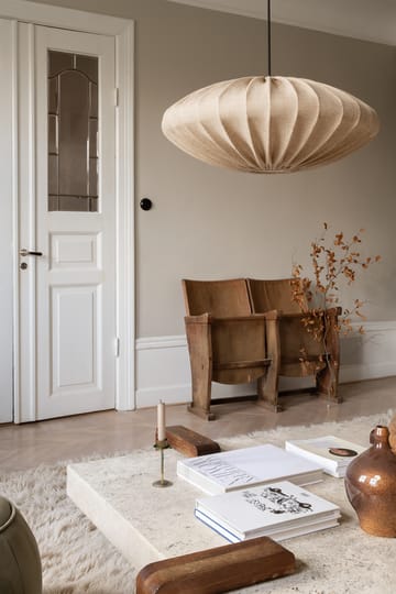 Ellipse lamp shade 65 cm linen - Sand - Watt & Veke