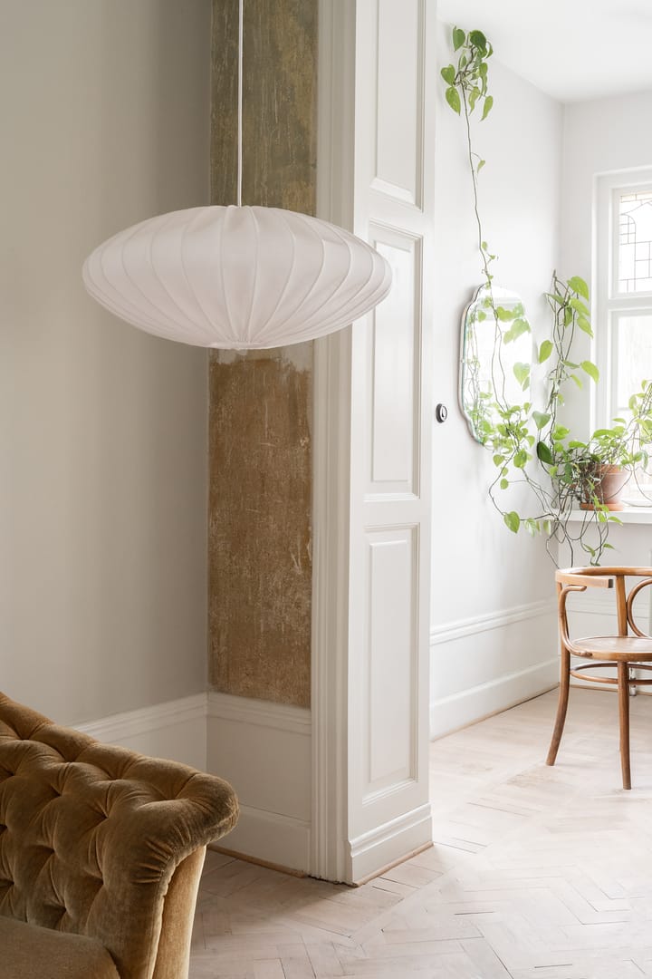 Ellipse lamp shade 65 cm linen, White Watt & Veke