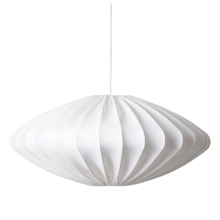 Ellipse lamp shade 80 cm cotton, White Watt & Veke