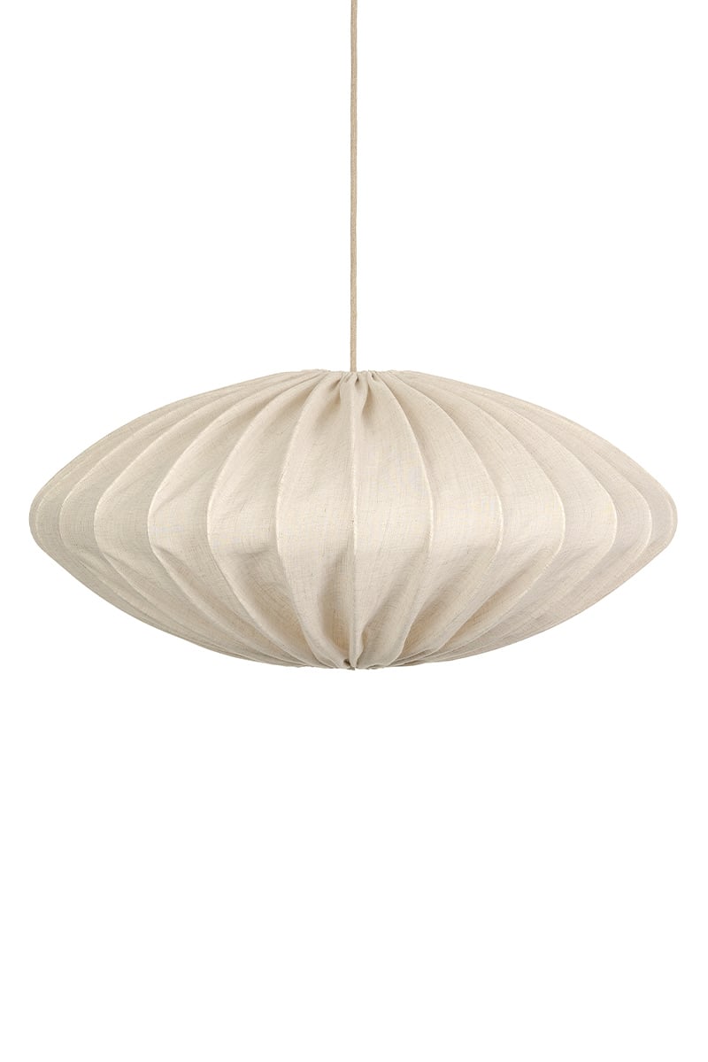 Watt & Veke Ellipse lampshade linen 80 cm Nature