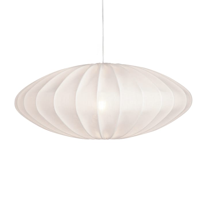 Ellipse lampskärm 65 cm linne, Vit Watt & Veke