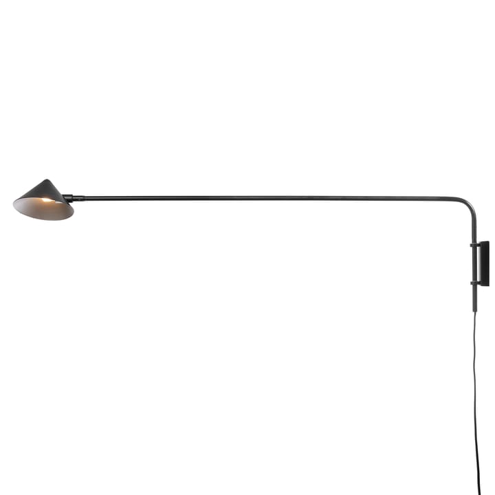 Kelly wall lamp long arm, Black-gold Watt & Veke