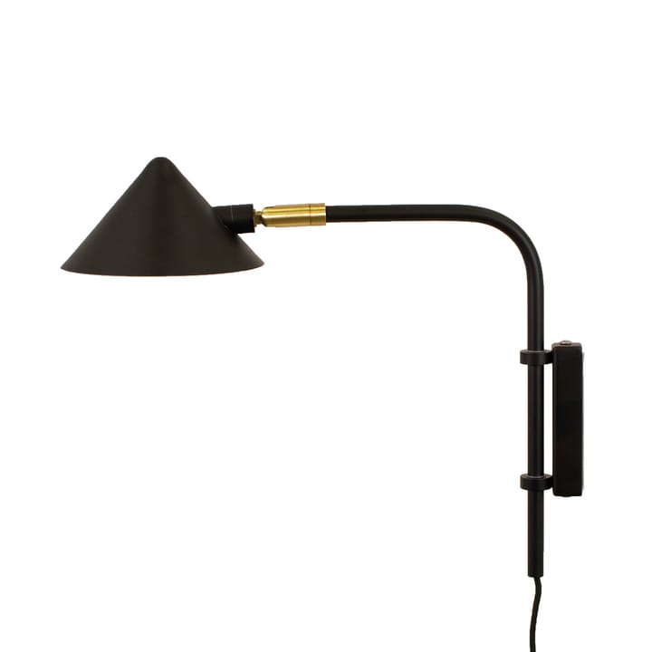 Kelly wall lamp short arm - Black-gold - Watt & Veke