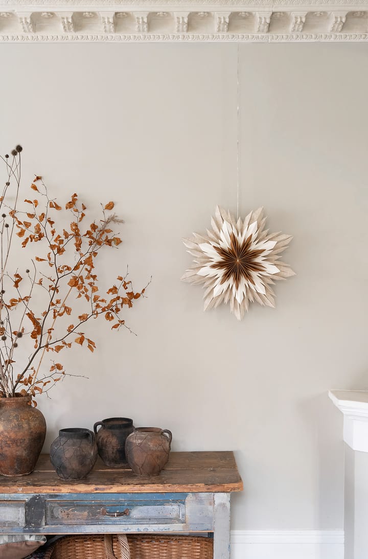 Marta advent star Ø60 cm, White-brown Watt & Veke