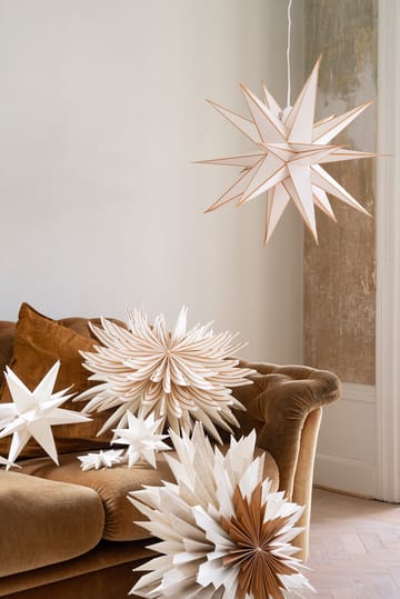 Marta advent star Ø60 cm - White-brown - Watt & Veke