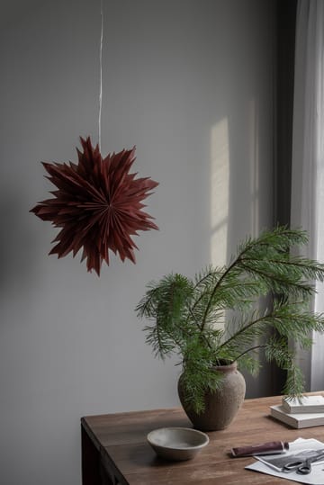 Oslo advent star Ø44 cm - Red ochre - Watt & Veke