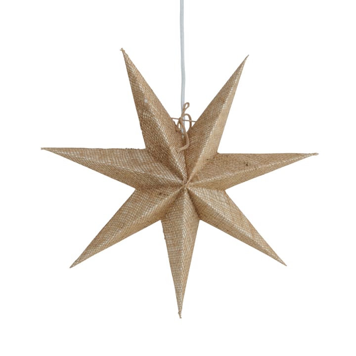 Vera advent star Ø44 cm, Jute Watt & Veke