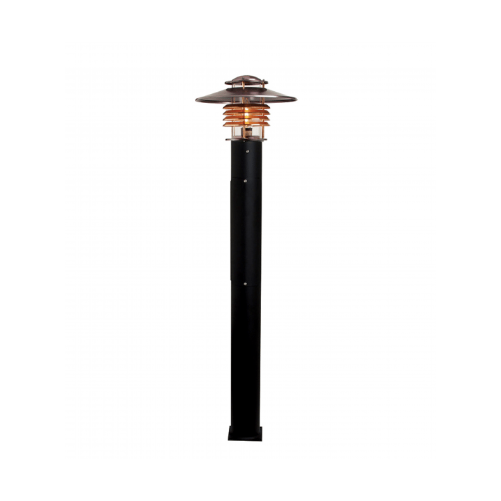 Arnäs bollard with base plate - Oxidized copper - Westal