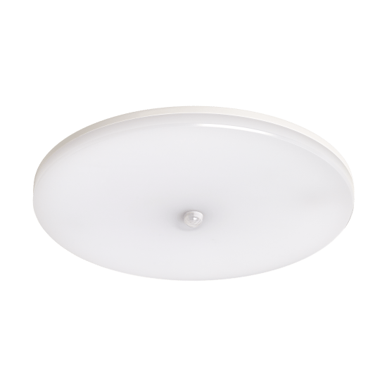 Athena II PIR-sensor 12 W Ceiling Light Flush Mount Ø25 cm - White - Westal