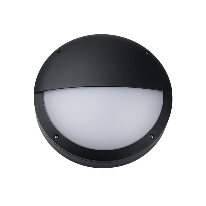 Diploma half PC wall lamp Ø27.5 cm - Black - Westal