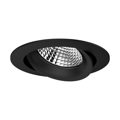 Downlight WLD R74 tilt 36° 27K black, Black Westal