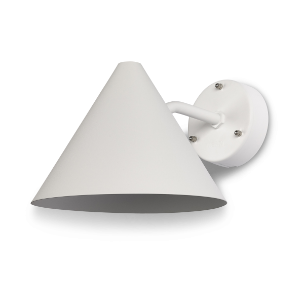 Westal Funnel E27 Wall Lamp 33x25 cm White