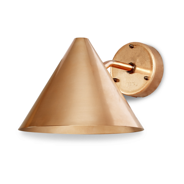 Westal Funnel wall lamp E27 Ø25 cm Copper