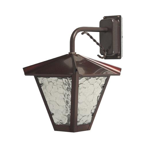 Westal Gustav E27 Downward-Facing Wall Lantern 34 cm Copper