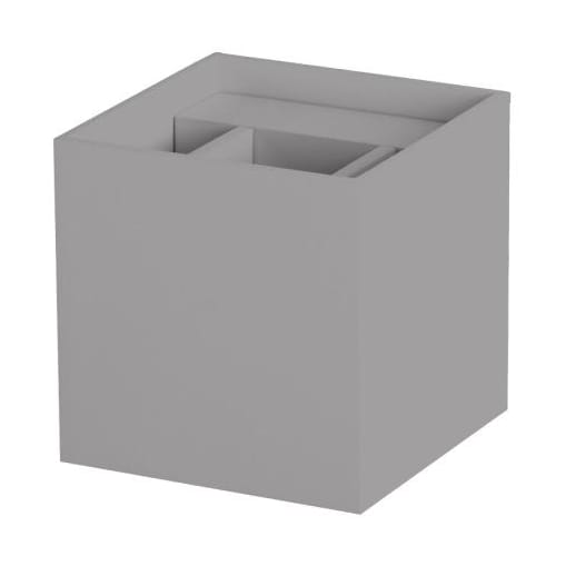 Illusion Box wall fixture 10x10 cm - Gray - Westal