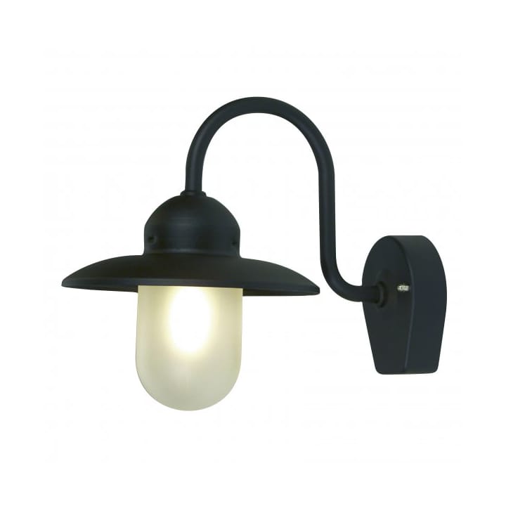 Nisse Wall Lamp Frosted 33x30 cm, Black Westal