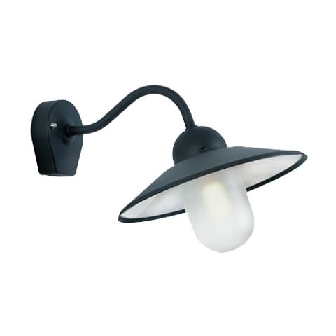 Stable wall lamp 44x30 cm - Black-frosted - Westal