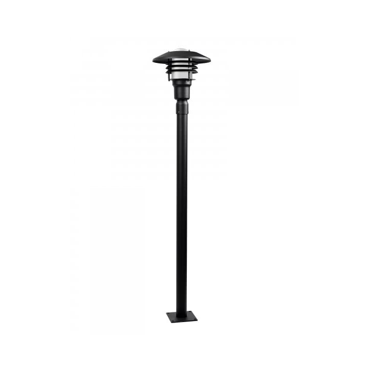 Tellus bollard footplate, Black-blasted Westal