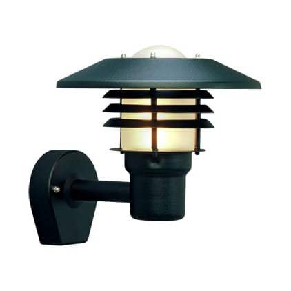 Tellus Upward-facing Wall Lamp 34.3x27.8 cm, Black Westal