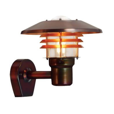 Tellus Upward-facing Wall Lamp 34.3x27.8 cm - Oxidized copper - Westal