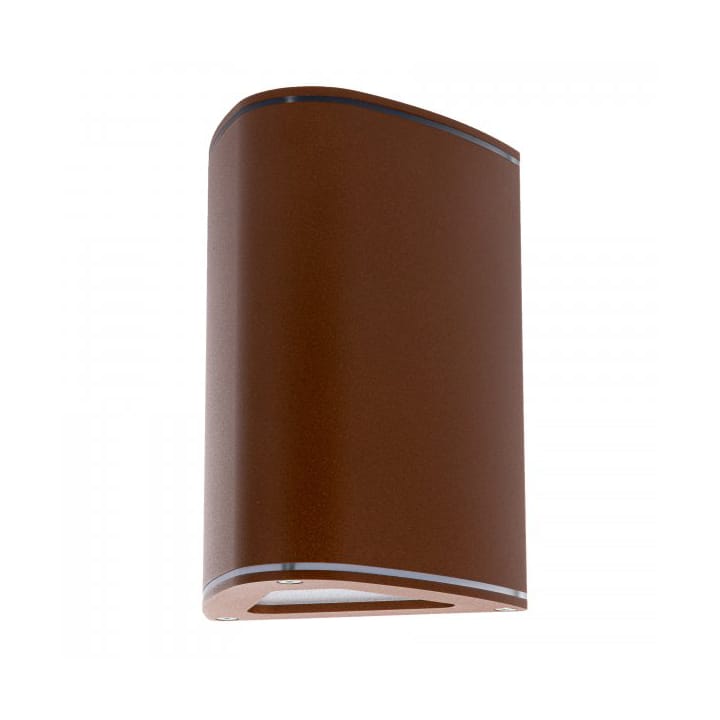 Trius II vägglampa 20x16 cm, Corten Westal