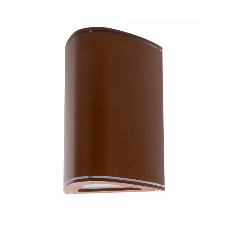 Westal Trius II wall lamp 20x16 cm Corten