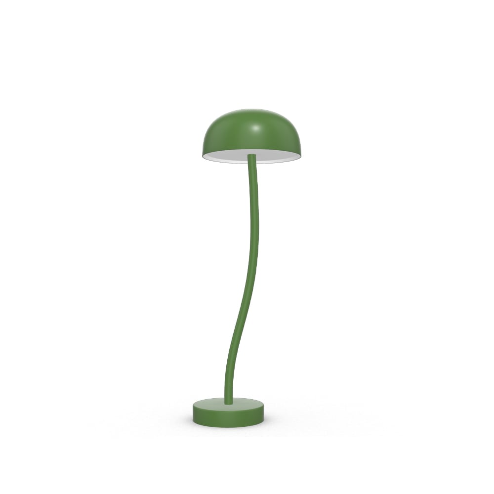 Zero Interiör Curve L table lamp Green, medium