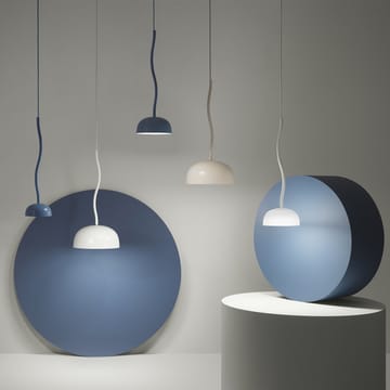 Curve pendant lamp - Dusty blue, medium - Zero Interiör