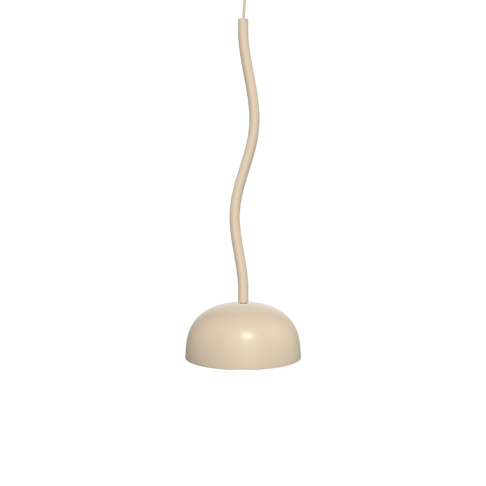 Zero Interiör Curve pendant lamp Ivory, medium