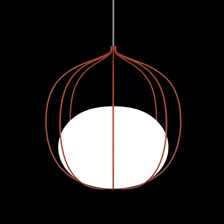 Hoop pendant lamp, Blue, inner shade matte opal glass Zero Interiör